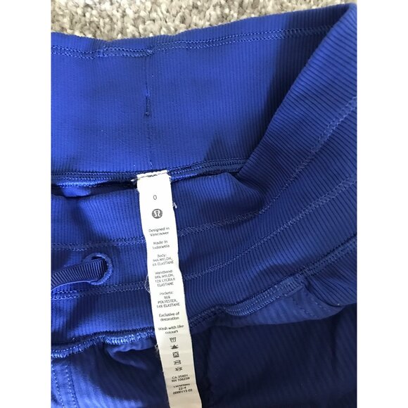 Lulu Lemon Dance Studio Joggers Pants Full Length| Size 0 | Blue - Picture 4 of 4